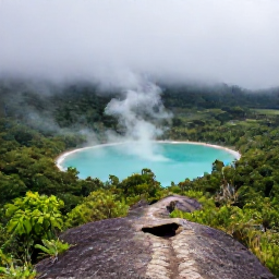 Caribbean Holidays, Cheap November, Boiling Lake and misty volcanic rainforest in Dominica, with rugged hiking scenery and a clear trail