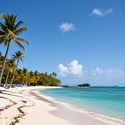 Caribbean Holidays, Cheap October Holidays, Bright Caribbean beach in the United States Virgin Islands during October, with calm turquoise water, palm trees and a relaxed holiday atmosphere