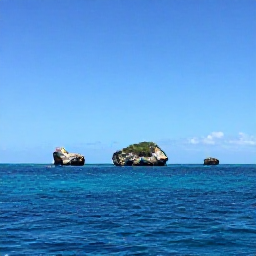 Caribbean Holidays, Cheap October Holidays, Chalk Sound National Park in Turks and Caicos with vivid blue water, small rocky islands and a clear October sky