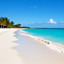 Caribbean Holidays, Cheap October Holidays, Grace Bay Beach in Turks and Caicos during a sunny October morning, turquoise water and soft white sand