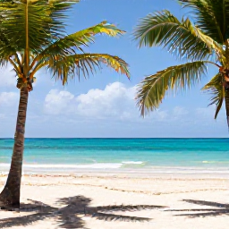 Caribbean Holidays, Cheap October Holidays, Sunny beach on Saint Vincent with turquoise sea, palm trees and a relaxed Caribbean atmosphere