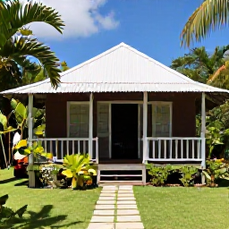 Caribbean Holidays, Cheap September Holidays, Small wooden Caribbean guesthouse with veranda, tropical garden and relaxed island setting in Saint Vincent and the Grenadines