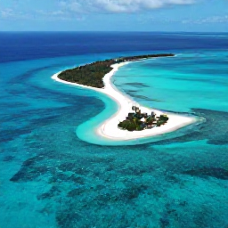 Caribbean Holidays, Cheap Turks Caicos, A bright aerial photograph of turquoise water, white sand beaches and small islands in Turks and Caicos