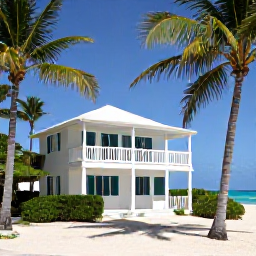 Caribbean Holidays, Cheap Turks Caicos, A welcoming small guesthouse or self-catering apartment near a palm-lined Turks and Caicos beach