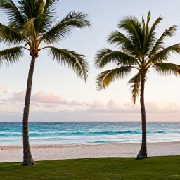 Caribbean Holidays, Cuba Adults Only, Adults-only beachfront resort in Cuba in January, with palm trees, turquoise sea and relaxed morning light