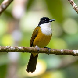 Caribbean Holidays, Cuba Birdwatching June, Cuban tody perched on a branch in tropical forest with soft morning light