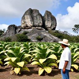 Caribbean Holidays, Cuba December Tours, Vi&ntilde;ales Valley in December with tobacco fields, limestone mogotes and a farmer in a traditional hat