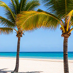 Caribbean Holidays, Cuba in April, Sunny Cuban beach resort in April with turquoise sea, white sand and palm trees