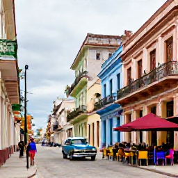 Caribbean Holidays, Cuba in June, Visitors exploring the historic streets of Old Havana in June, surrounded by colourful buildings, balconies, vintage cars and lively caf&eacute;s