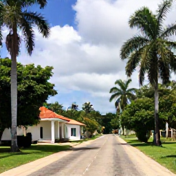 Caribbean Holidays, Cuba Luxury Holidays, Luxury private transfer travelling through green Cuban countryside towards a colonial town, tropical landscape and scenic road