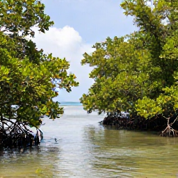 Caribbean Holidays, Cuba Nature Holidays, Quiet Cuban mangrove wetlands and coastal nature reserves in warm February sunshine