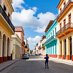 Caribbean Holidays, Cuba Solo Holidays, A solo visitor exploring colourful streets and historic plazas in Old Havana, Cuba, with colonial architecture and local life