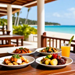 Caribbean Holidays, Cuba Spa Breaks, Cuban resort restaurant serving fresh seafood, tropical fruit and colourful local dishes in a relaxed setting