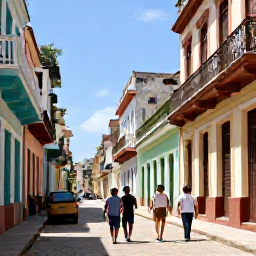 Caribbean Holidays, Cuba Tours October, A walking tour through Old Havana with pastel fa&ccedil;ades, cobbled streets, balconies and locals enjoying a sunny afternoon