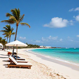 Caribbean Holidays, Cura&ccedil;ao Adults Only, A relaxed adults-only resort beside a bright Caribbean beach in Cura&ccedil;ao, with sun loungers, palm trees and calm turquoise water