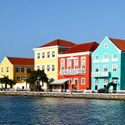 Caribbean Holidays, Cura&ccedil;ao Adults Only, Colourful historic streets and waterfront buildings in Willemstad, Cura&ccedil;ao, on a sunny afternoon