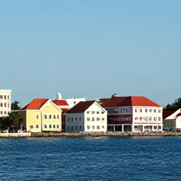 Caribbean Holidays, Cura&ccedil;ao Adults Only July, Colourful historic streets and waterfront buildings in Willemstad, Cura&ccedil;ao, under clear July skies