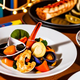 Caribbean Holidays, Cura&ccedil;ao August Breaks, Outdoor restaurant in Willemstad, Cura&ccedil;ao, serving colourful Caribbean food and fresh seafood under warm evening lights