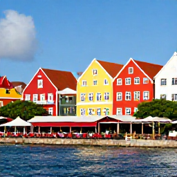 Caribbean Holidays, Cura&ccedil;ao Business Class, Colourful historic buildings and waterfront caf&eacute;s in Willemstad, Cura&ccedil;ao