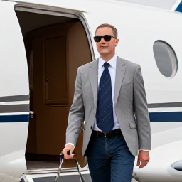 Caribbean Holidays, Curacao Business Class, Elegant business class traveller arriving at Cura&ccedil;ao airport and beginning a relaxed Caribbean holiday