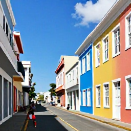 Caribbean Holidays, Cura&ccedil;ao City Breaks, Pedestrians exploring the colourful streets and historic buildings of Punda and Otrobanda in Willemstad