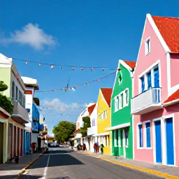Caribbean Holidays, Cura&ccedil;ao December Breaks, Visitors exploring the colourful streets of Punda and Otrobanda in Willemstad, with festive decorations and Caribbean sunshine