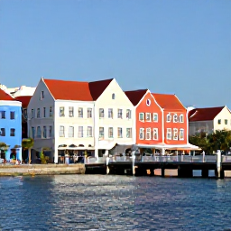 Caribbean Holidays, Cura&ccedil;ao February Tours, Pastel colonial buildings and the Queen Emma floating pontoon bridge in Willemstad during a sunny day