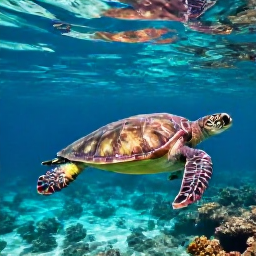 Caribbean Holidays, Cura&ccedil;ao in July, A green sea turtle swimming above a coral reef in clear Cura&ccedil;ao water, with sunlight filtering from the surface