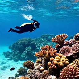 Caribbean Holidays, Cura&ccedil;ao in March, Snorkeller above a colourful coral reef in clear Cura&ccedil;ao water, with tropical fish and a sandy seabed
