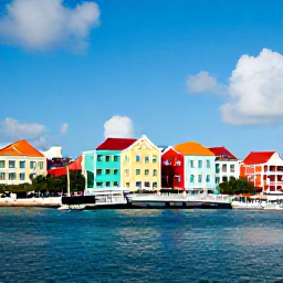 Caribbean Holidays, Cura&ccedil;ao in October, A colourful view of Willemstad, Cura&ccedil;ao, showing pastel buildings, the Queen Emma floating bridge and a sunny waterfront