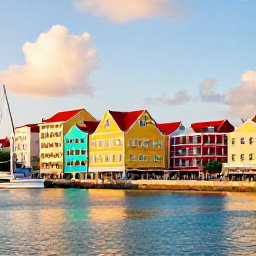 Caribbean Holidays, Cura&ccedil;ao Instagram Spots, Colourful colonial buildings and waterfront views in Willemstad, Cura&ccedil;ao, photographed in warm November sunshine