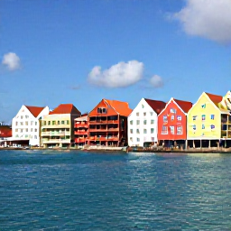 Caribbean Holidays, Cura&ccedil;ao Instagram Spots, Colourful waterfront buildings in Willemstad, Cura&ccedil;ao, beside calm turquoise water on a bright sunny day