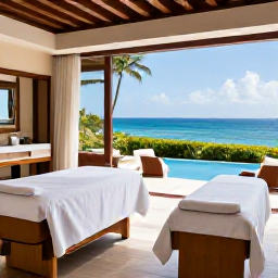 Caribbean Holidays, Cura&ccedil;ao Spa Breaks, Luxury Cura&ccedil;ao resort spa with treatment rooms, tropical greenery and ocean views