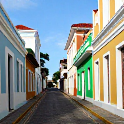 Caribbean Holidays, Cura&ccedil;ao Walking Holidays, A peaceful walking path through Willemstad, Cura&ccedil;ao, past brightly coloured colonial buildings and historic streets