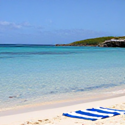 Caribbean Holidays, Cura&ccedil;ao Wellness Retreats, A quiet secluded cove in Cura&ccedil;ao with clear blue water, colourful fish visible near the shore and a shaded beach towel