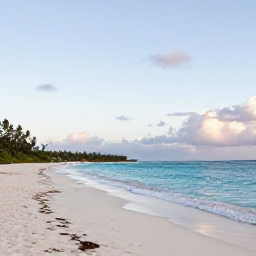 Caribbean Holidays, December Adults Only, Adults-only resort on a quiet white-sand beach in Turks and Caicos during December, with turquoise sea and gentle morning light
