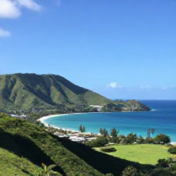Caribbean Holidays, December Adventures, A panoramic December view of Saint Kitts with green volcanic hills, bright Caribbean water and a clear blue sky