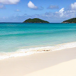 Caribbean Holidays, December Getaways, White sandy beach and clear turquoise water at Magens Bay, St Thomas, United States Virgin Islands, December daytime