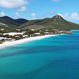 Caribbean Holidays, December Holidays, A bright aerial view of Saint Martin and Sint Maarten, showing turquoise bays, sandy beaches and green hills beneath a clear December sky