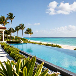 Caribbean Holidays, December Honeymoons, A stylish honeymoon resort in Turks and Caicos with an infinity pool, tropical gardens, white sand and calm blue sea