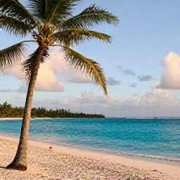 Caribbean Holidays, December Instagram Spots, Peaceful palm-fringed beach on Nevis with turquoise water, warm sunlight and a quiet December holiday mood