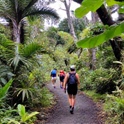 Caribbean Holidays, Dominica Adventure, A lush Dominica rainforest trail in January, with hikers crossing volcanic terrain beneath tropical trees