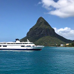 Caribbean Holidays, Dominica April Holidays, Comfortable Caribbean travel scene showing Dominica as one stop on a multi-island itinerary, with ferry and aircraft travel elements