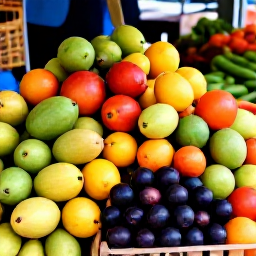 Caribbean Holidays, Dominica April Holidays, Friendly Caribbean market in Roseau, Dominica, with fresh tropical fruit, spices and colourful local produce