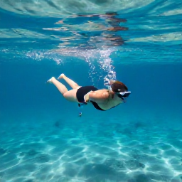 Caribbean Holidays, Dominica Beach Holidays, Visitors swimming and snorkelling in clear water at Champagne Reef near Dominica, with bubbles rising from the volcanic seabed