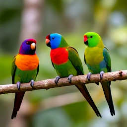 Caribbean Holidays, Dominica Birdwatching, Colourful Sisserou parrots and red-necked parrots in lush Dominica rainforest during early morning birdwatching