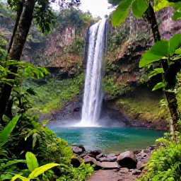 Caribbean Holidays, Dominica Holidays, A rainforest trail leading to Trafalgar Falls, with tropical foliage and a clear natural pool