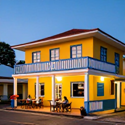 Caribbean Holidays, Dominica in January, A colourful January evening in Roseau, Dominica, with local food, small restaurants, historic buildings and friendly island atmosphere