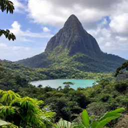 Caribbean Holidays, Dominica in July, Boiling Lake and lush volcanic mountain scenery in Dominica, viewed from a rainforest hiking trail in July