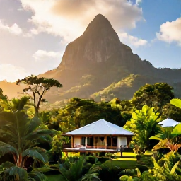 Caribbean Holidays, Dominica in March, A luxury eco-resort surrounded by lush rainforest and mountains in Dominica, Caribbean, photographed in warm March sunshine